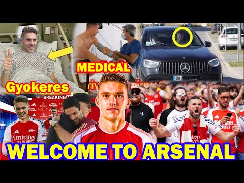 Medical ongoing 💯 FINALLY DEAL DONE✅ Viktor Gyökeres To Arsenal! £ £51M Confirmed😍#arsenal #transfer