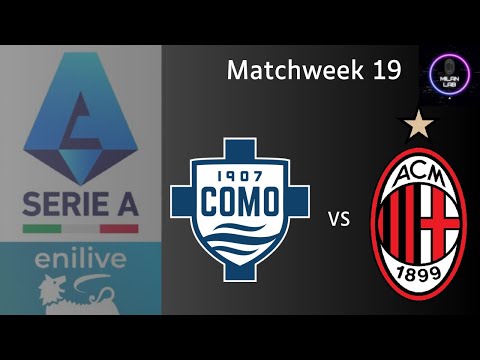 Como 1907 vs A.C. Milan | Serie A | LIVE