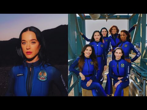 🚀 Katy Perry&#039;s Cosmic ROAR! First All-Woman Crew Blasts Off with Pop Icon! 🤯